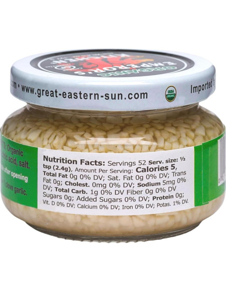 Ajo Picado Orgánico Emperor's Kitchen 127.6 g Vegano