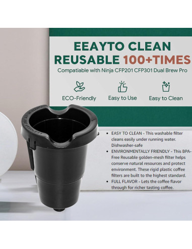 Soporte de cápsulas K SKYPIA con aguja de salida - Filtro reutilizable