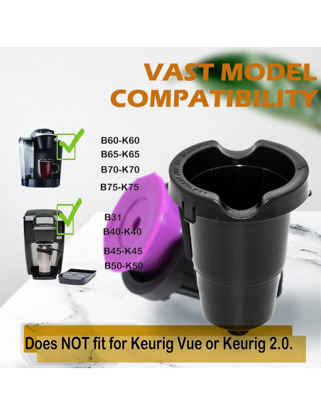 Soporte de cápsulas K SKYPIA con aguja de salida - Filtro reutilizable