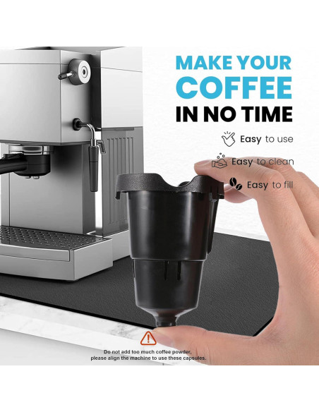 Soporte de cápsulas K SKYPIA con aguja de salida - Filtro reutilizable