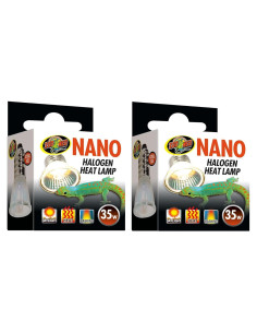 Lámpara de Calor Halógena Nano Zoo Med 35W - Paquete de 2