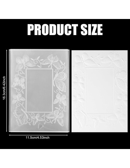 Carpeta de Relieve 3D Mariposa Gosknor 16.3x11.5cm Manualidades