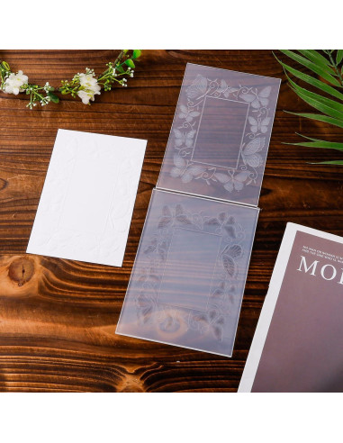 Carpeta de Relieve 3D Mariposa Gosknor 16.3x11.5cm Manualidades