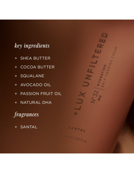 Bronceador Gradual Lux Unfiltered N32 Santal 240g Hidratante