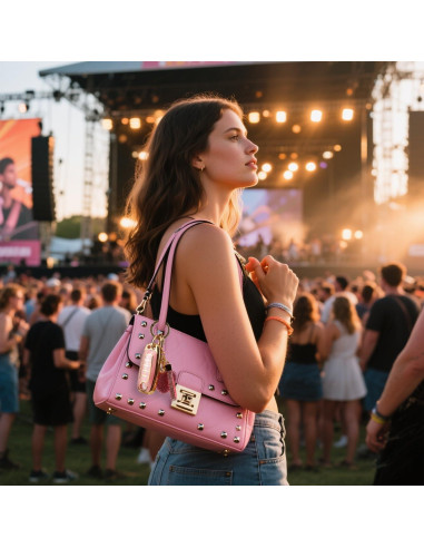 Cubierta de llavero Simocky Rosa para Honda 2013-2017 4 Botones