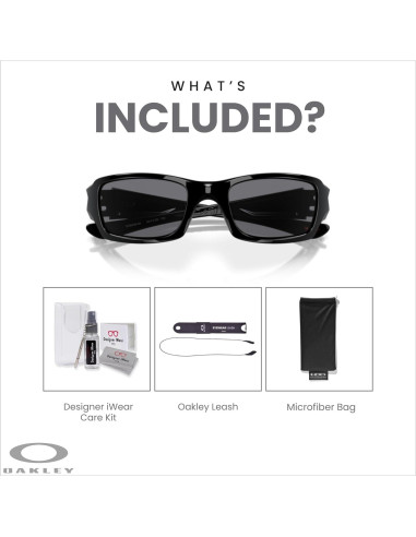 Gafas de sol Oakley Fives Squared para hombres + Correa + Kit