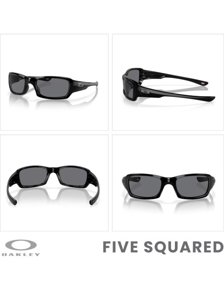 Gafas de sol Oakley Fives Squared para hombres + Correa + Kit