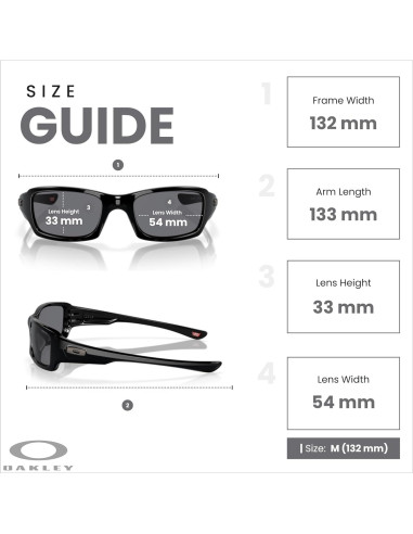 Gafas de sol Oakley Fives Squared para hombres + Correa + Kit