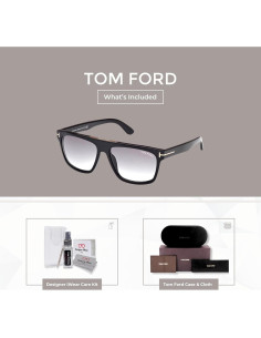 Gafas de Sol Cuadradas Tom Ford FT0628 para Hombres + Kit Cuidado 2