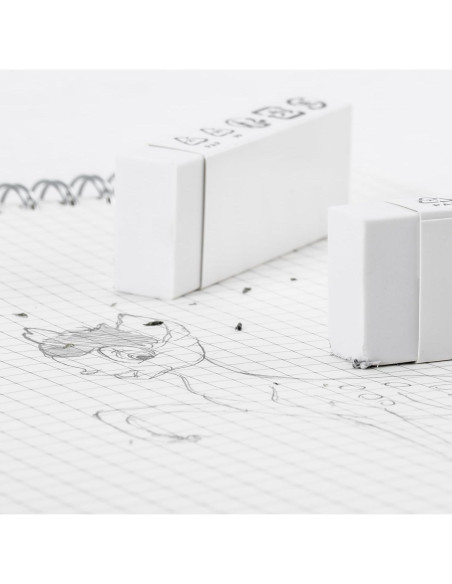 Borrador Blanco en Bloque Amazon Basics - Paquete de 10