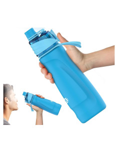 Botella Térmica de Acero Inoxidable CUPYUOOU 24oz Azul Lago