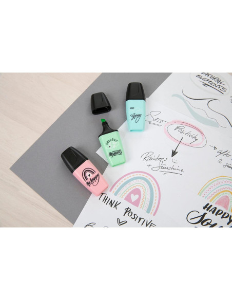 Set de 3 Marcadores Fluorescentes Stabilo BOSS Mini Pastellove
