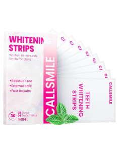 Tiras Blanqueadoras de Dientes CALLSMILE Menta 28 Tiras