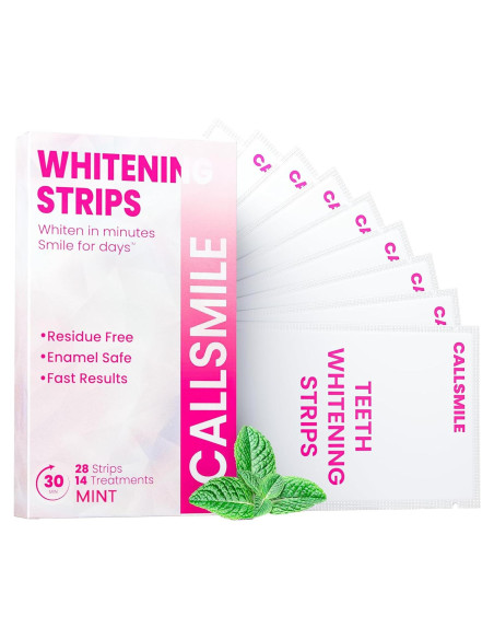 Tiras Blanqueadoras de Dientes CALLSMILE Menta 28 Tiras