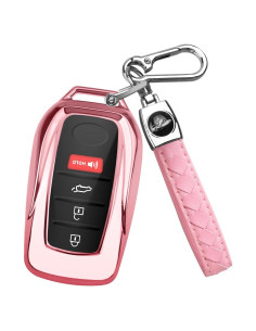 Cubierta de Llavero QBUC Rosa para Toyota 2021-2025
