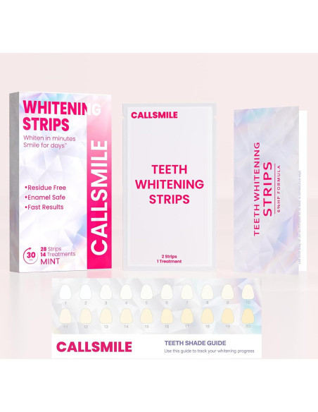 Tiras Blanqueadoras de Dientes CALLSMILE Menta 28 Tiras