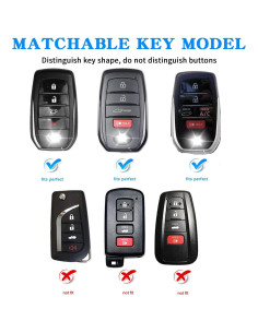 Cubierta de Llavero QBUC Rosa para Toyota 2021-2025 2