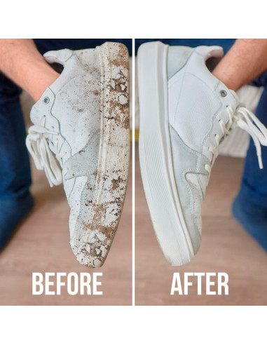 Kit de Limpieza de Zapatillas Rockin'Green 260 ml con Cepillo