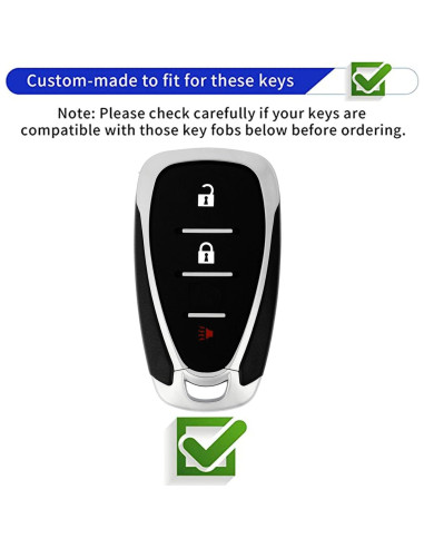 Cubierta de llave Chevrolet Blazer/Sonic/Equinox 2016-2021 Plata-Rosa