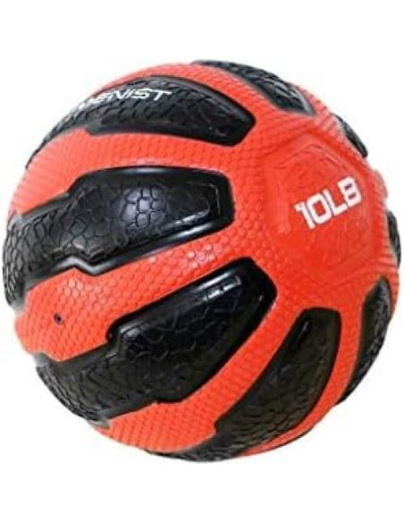 Balón de Medicina GYMENIST 10 LB (4.5 kg) Caucho Texturizado