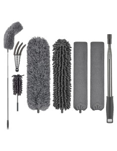 Plumero de Microfibra FUUNSOO con Varilla Extensible 76-254 cm