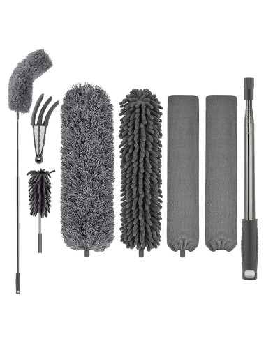 Plumero de Microfibra FUUNSOO con Varilla Extensible 76-254 cm