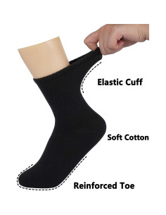 Calcetines Casual para Mujeres BomKinta - 6 Pares Talla 5-10 2