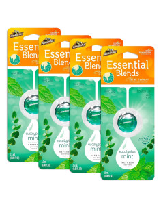 Ambientador y Purificador de Aire Armor All Menta Eucalipto 4 Piezas