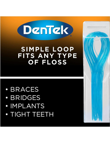 Enhebradores de Hilo Dental DenTek - Paquete de 4 Unidades