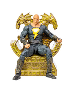 Figura de Acción McFarlane DC Black Adam con Trono 18 cm