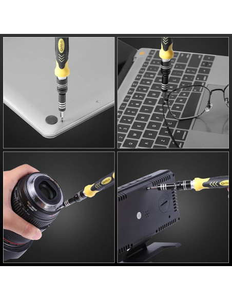 Kit de Destornilladores de Precisión ORIA 61 en 1 con Eje Flexible