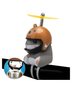 Campana de Bicicleta Wonuu con Luz LED y Casco Hámster