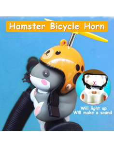 Campana de Bicicleta Wonuu con Luz LED y Casco Hámster 2