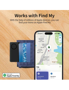 Tarjeta Rastreador GPS Qlying para Cartera Impermeable 2