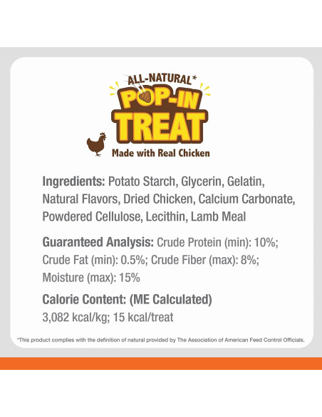 Golosinas para Perros Nylabone Pop-In Sabor Pollo 30 Unidades