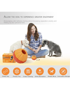 Juguete Interactivo para Perros Askhald - Masticable Congelable 2