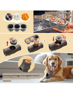 Juguete Interactivo para Perros YXIRENE - Masticadores Agresivos, 15cm 2