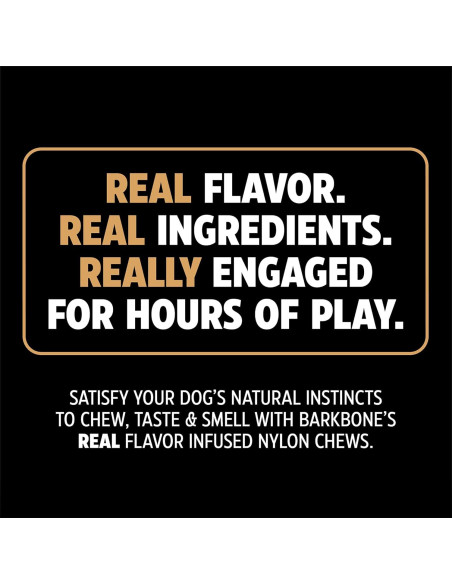 Hueso para Perros BarkBone Flavorit Mantequilla de Maní 14 cm