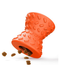 Juguete Interactivo para Perros Doudele - Dispensador de Golosinas Naranja