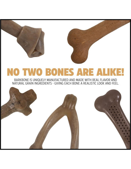 Hueso para Perros BarkBone Flavorit Mantequilla de Maní 14 cm