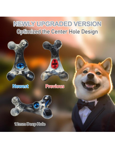 Juguete para Perros Masticadores Agresivos WinTour SharkBone 18x12cm 2