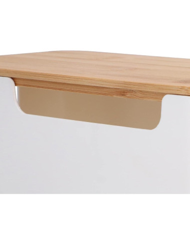 Caja Organizadora de Cables de Madera Cyrank 23.5x12.3cm