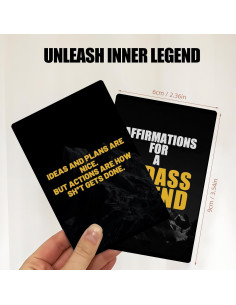 Tarjetas de Afirmación Motivacionales GiftNest - Regalos Únicos para Hombres 2