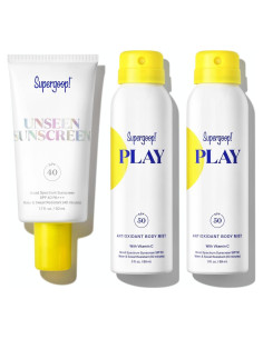 Supergoop! Protector Solar Invisible 48.2 g + 2 Neblinas PLAY SPF 50