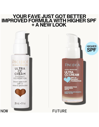 Crema CC Ultra Radiante Pacifica SPF 17 Cool-Deep 28.35 g