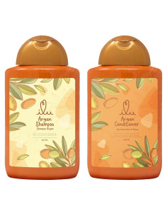 ILU Conjunto Champú y Acondicionador Argán 300ml - Hidratación Profunda
