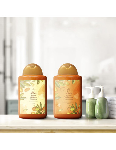 ILU Conjunto Champú y Acondicionador Argán 300ml - Hidratación Profunda