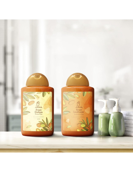 ILU Conjunto Champú y Acondicionador Argán 300ml - Hidratación Profunda