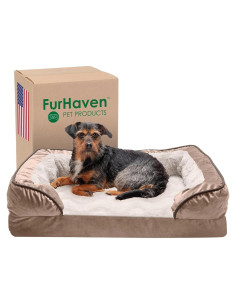 Cama para Perros Furhaven Mediana Espuma Viscoelástica 76x51cm