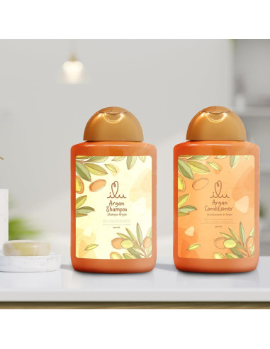ILU Conjunto Champú y Acondicionador Argán 300ml - Hidratación Profunda